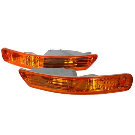 Overtime Bumper Lights for 98 to 01 Acura Integra, Amber - 10 x 12 x 18 in. OV126186